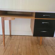 Bureau pieds compas vers1970