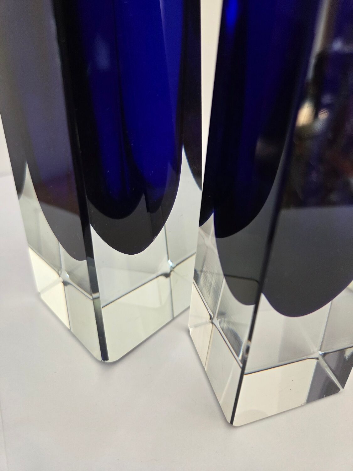 Paire de vases Murano par Flavio Poli