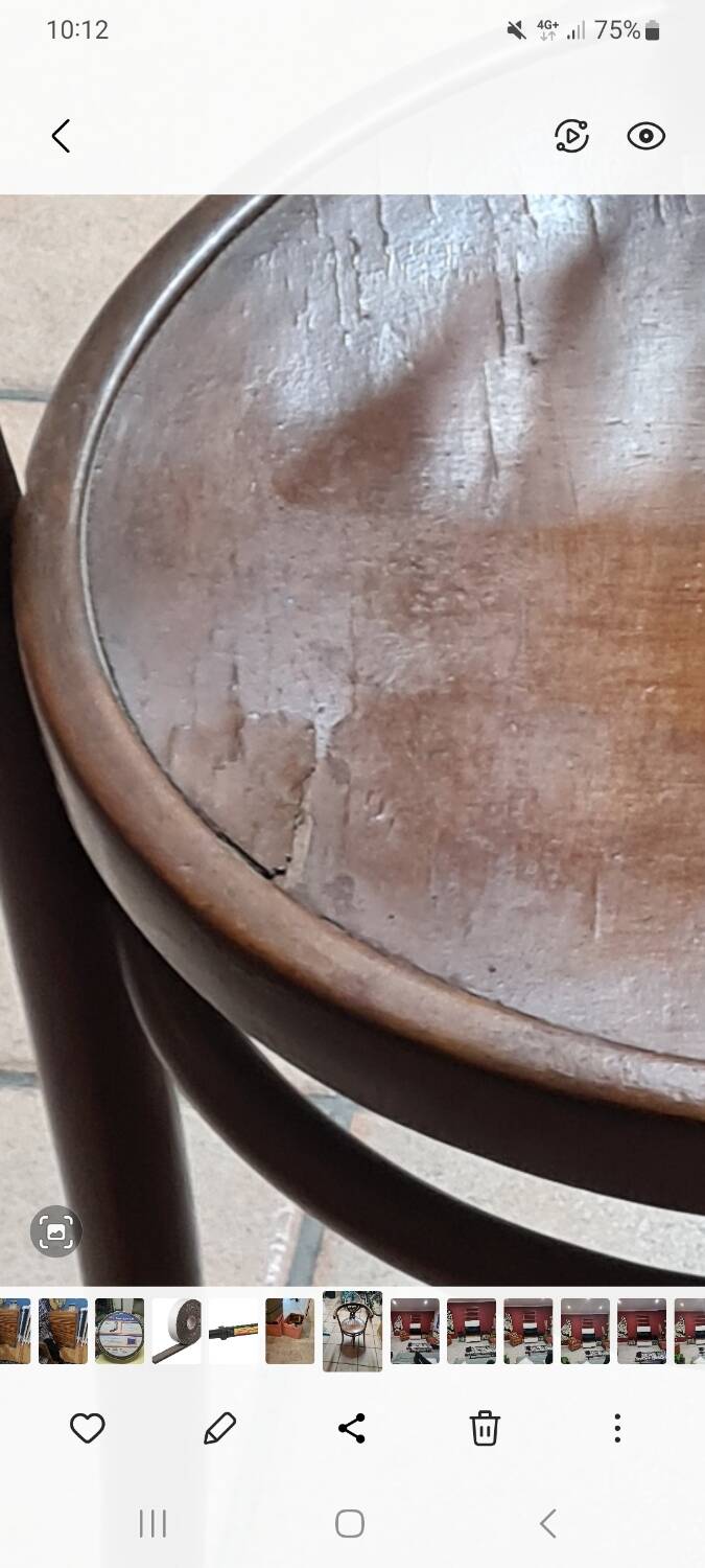 Wojciechow vintage bistro armchair