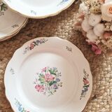 Set of 6 Digoin&Sarreguemines dessert plates