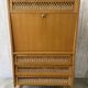 Vintage wood/wicker secretary