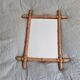 Vintage bamboo mirror