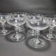 Set of 6 champagne glasses
