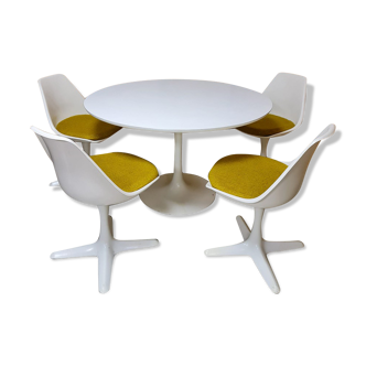 Vintage dining set 'space age' Arkana Maurice Burke