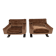 Pair of Mid-century Modern Italian Armchairs by Franz Sartori for Flexform