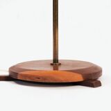 Floor light by Carl Fagerlund for orrefors, brass and teak