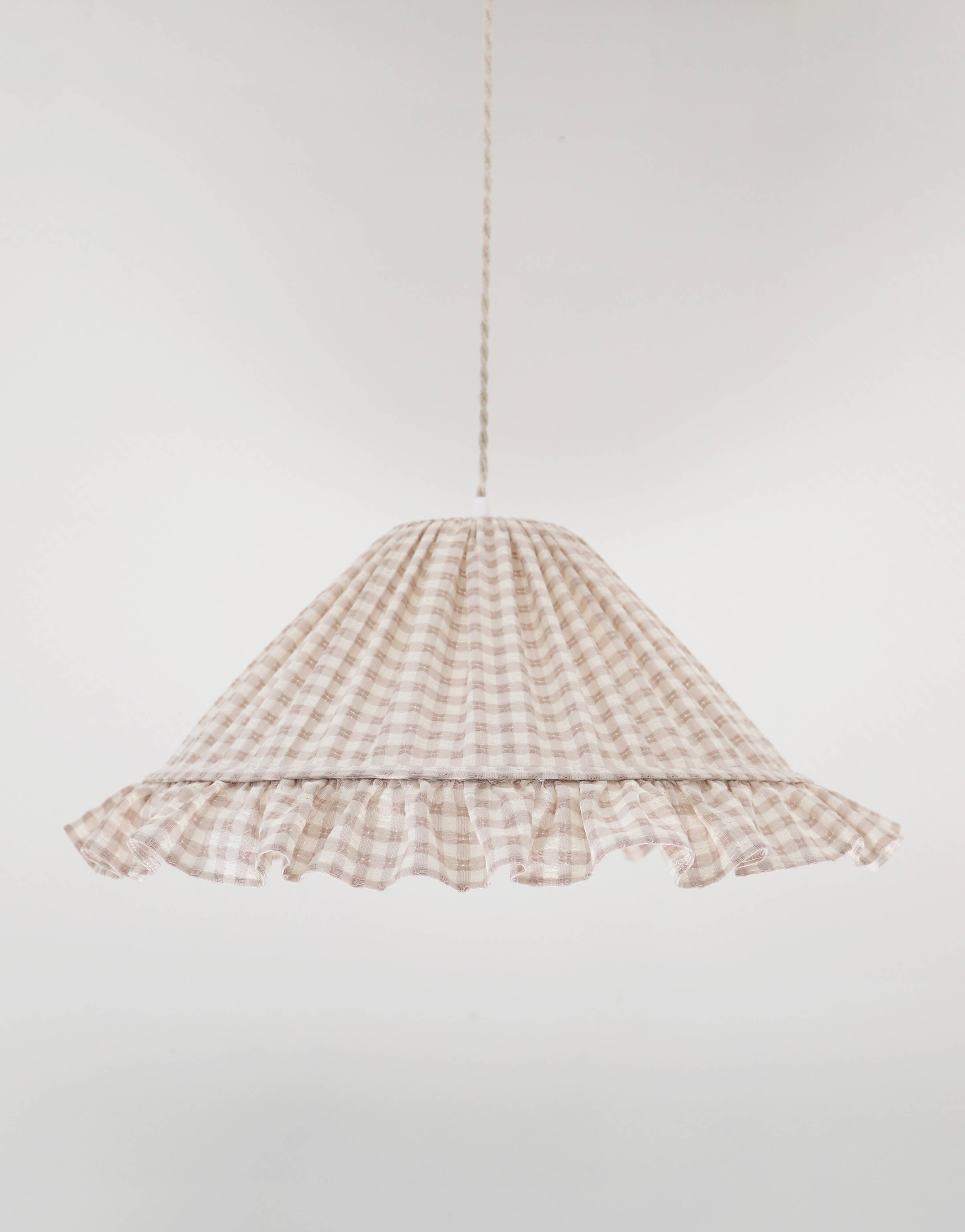 Emilia "small squares" conical suspension with steering wheel