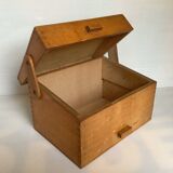 Wooden storage box dovetail mounting