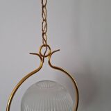 Hollywood regency sphere pendant light