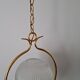 Hollywood regency sphere pendant light