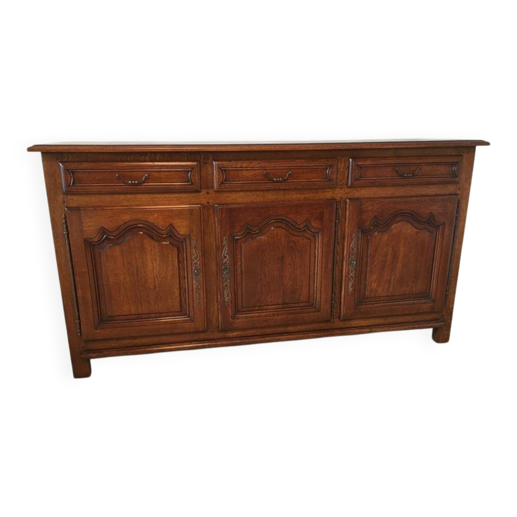 3-door solid oak sideboard