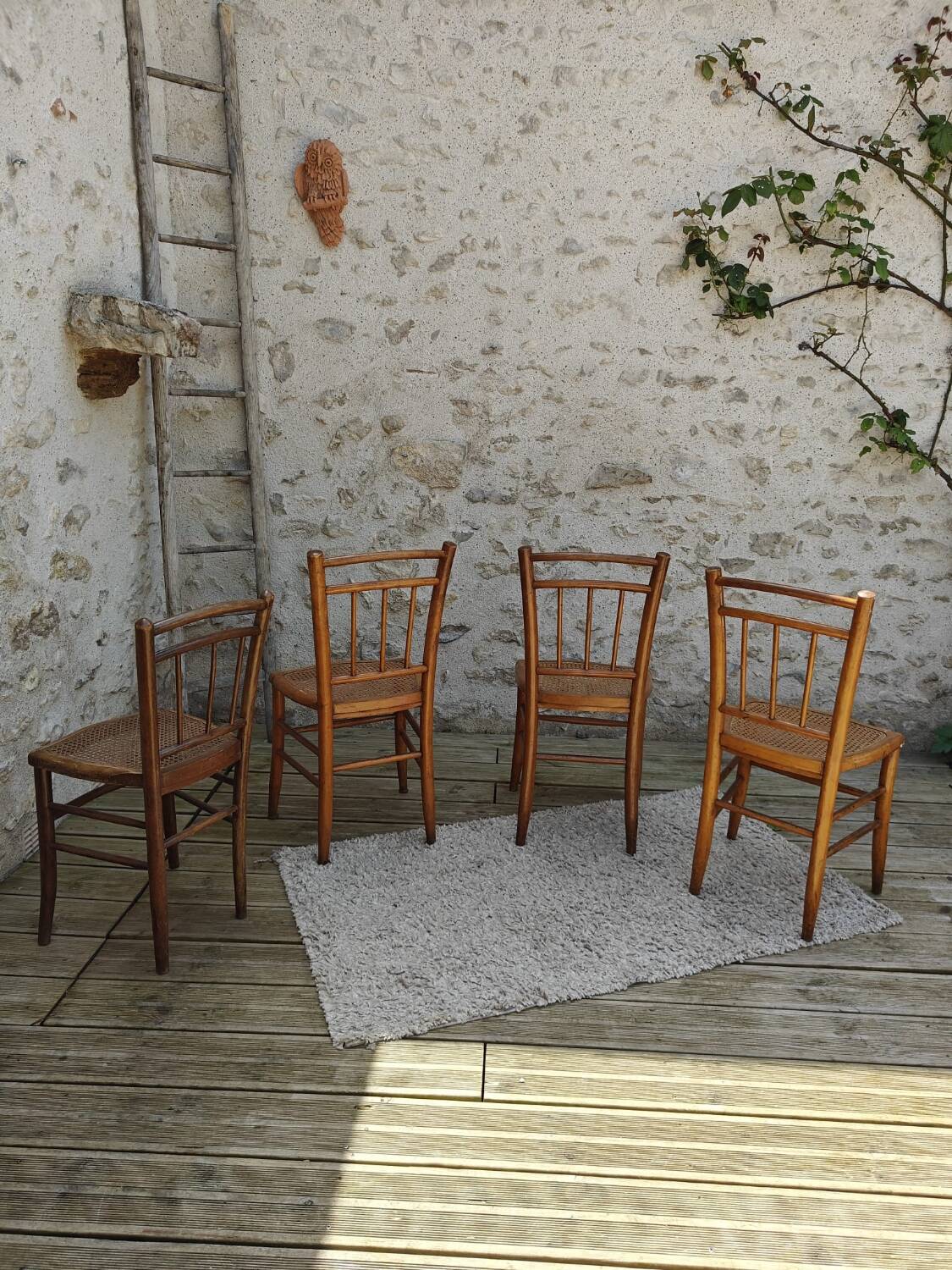 Four bistro chairs