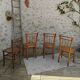 Four bistro chairs