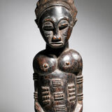African statue - Ethnic decoration of Ivory Coast