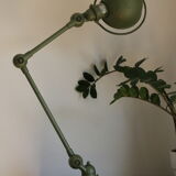 Jielde lamp 2 arms green hammered hammered