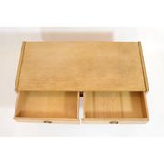 Small Scandinavian row in light wood from the 70s.