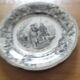 Set of eight talking plates