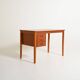 Scandinavian teak desk with sliding drawers, 1960s