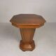 Table d'appoint octogonale Art Déco, chêne, années 1930