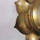 Brass flower ceiling or wall light