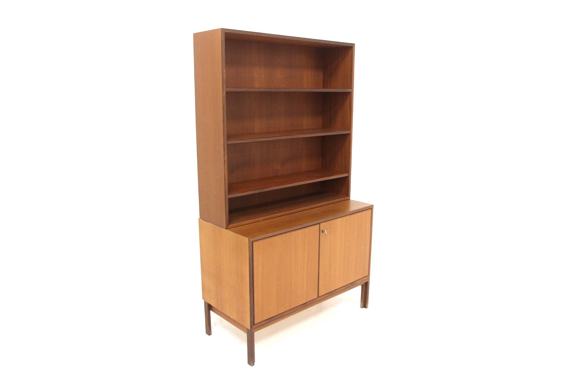 Bibliothèque scandinave en teck, Suède, 1960