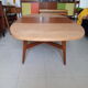Smorrebrod-style transformable coffee table in teak