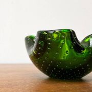 Vintage Italian Bullicante glass bowl from Murano.