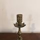 Pair of Gilded Brass Candle Holders Neo-Renaissance Napoleon III Swan Decor
