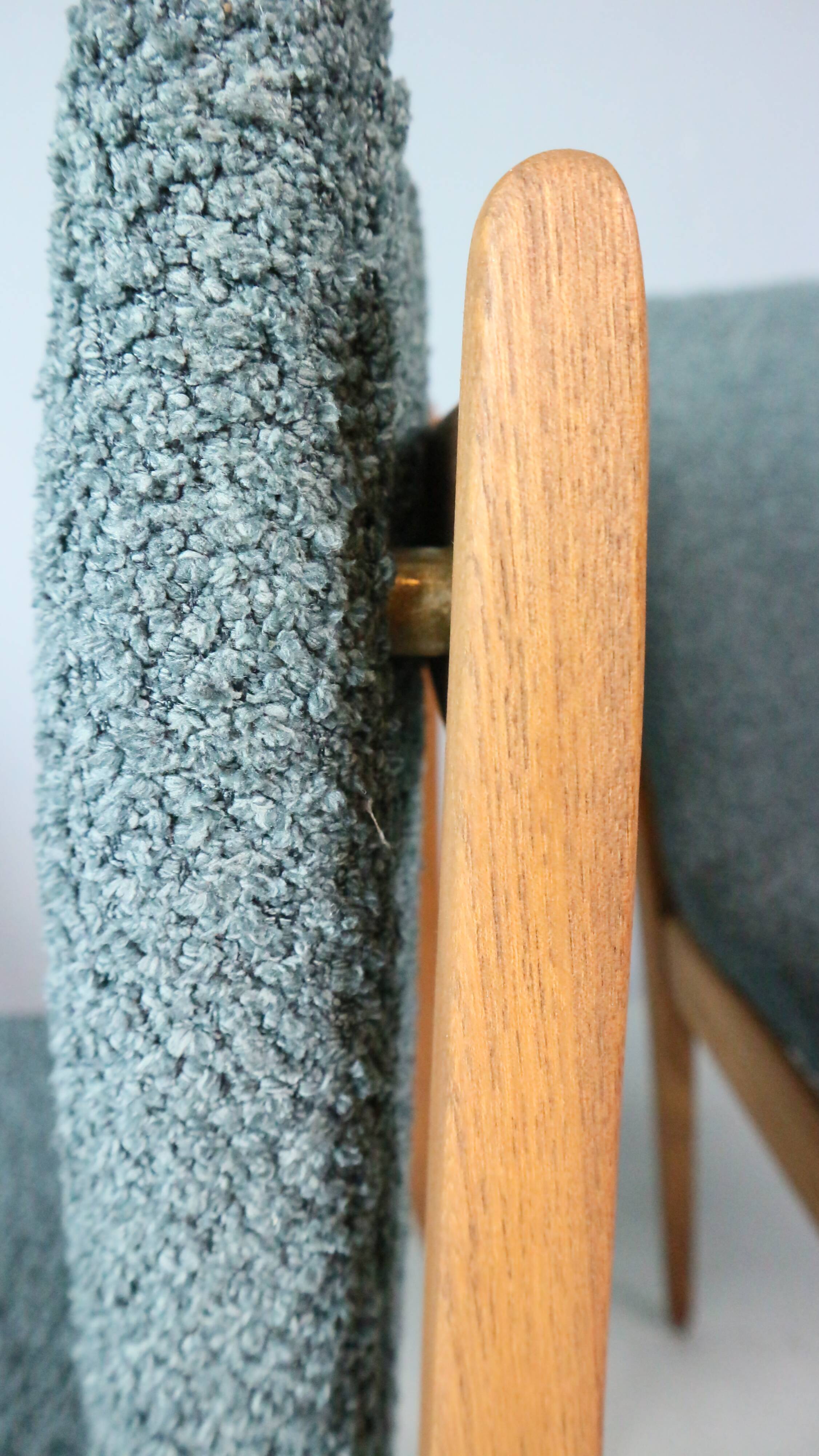 Set of four dining chairs by ISA Bergamo, 1960s.