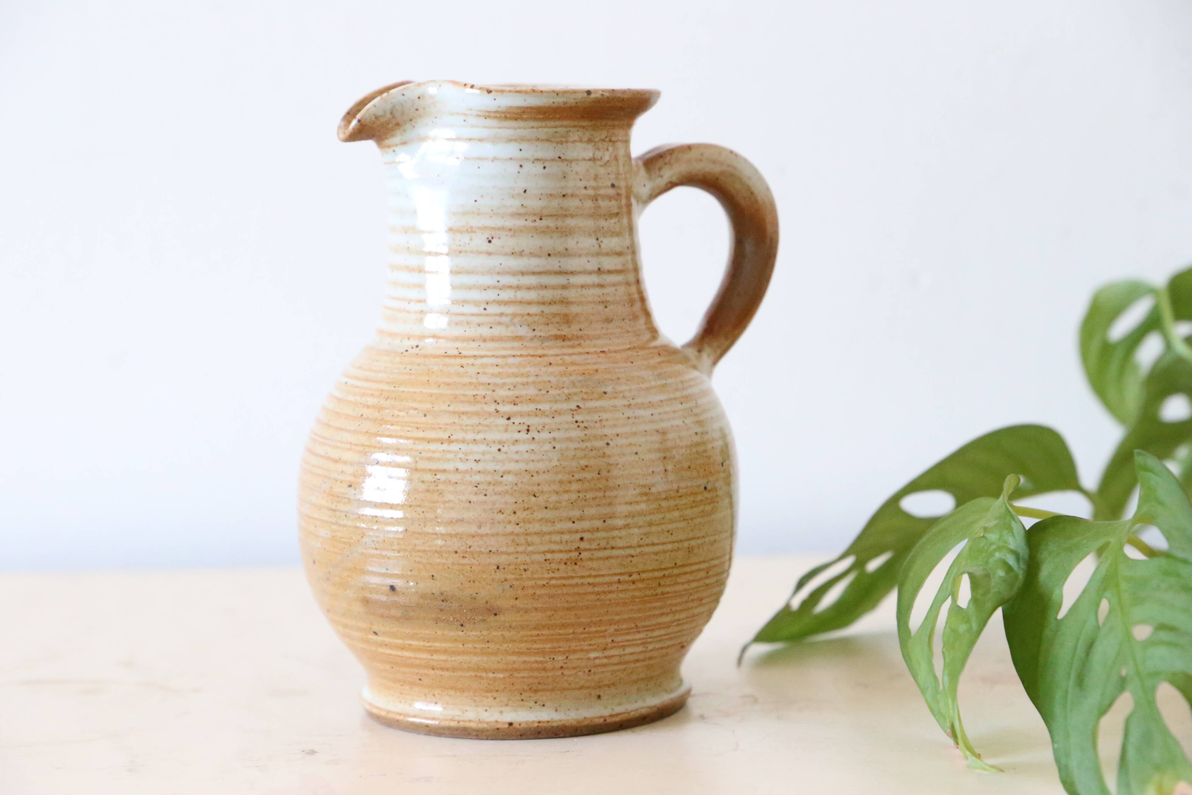 Sandstone jug, Marais sandstone, vintage French