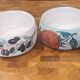 Pair of large Vallauris ceramic skillets