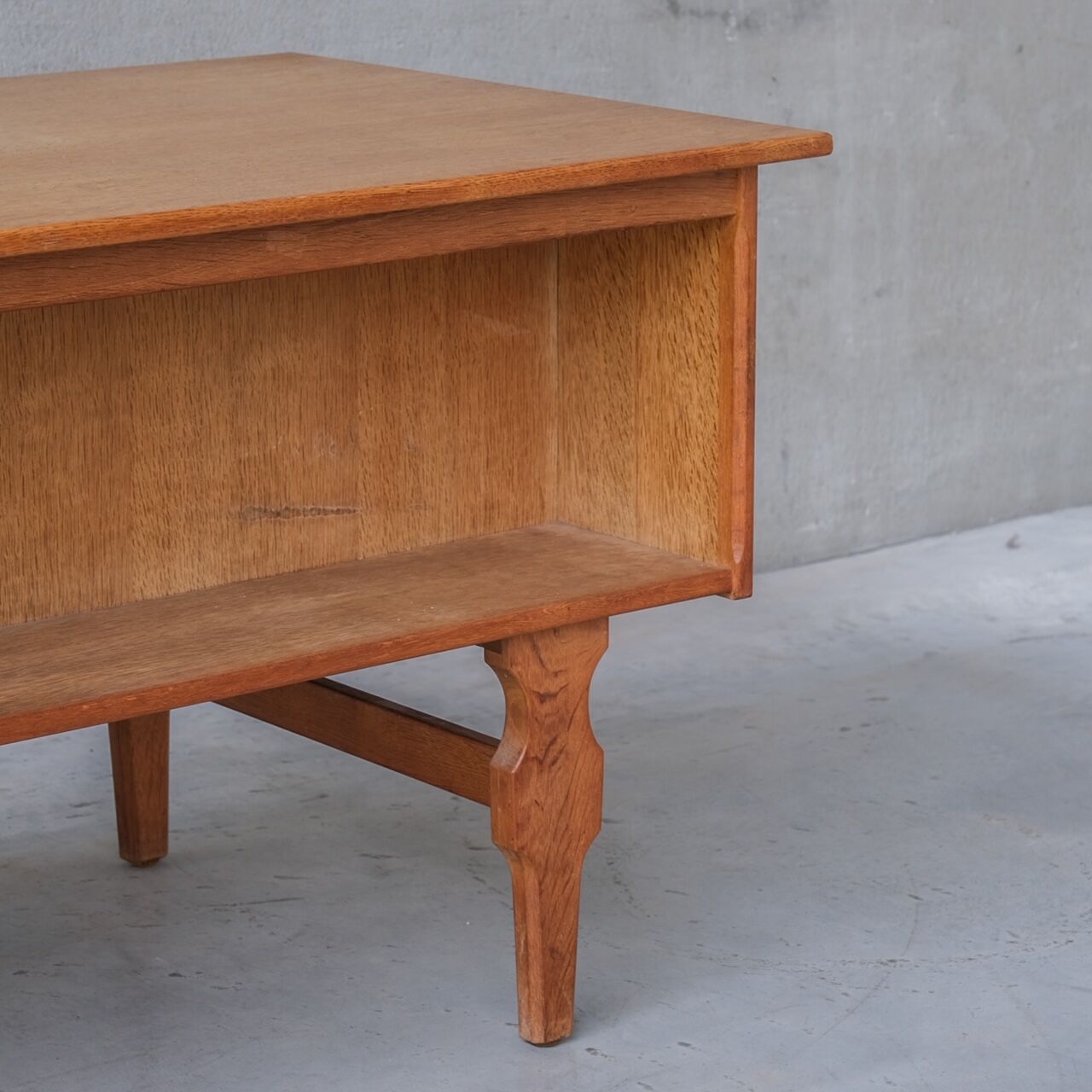 Oak danish mid-century desk