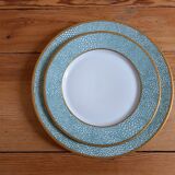 Puiforcat service part in limoges porcelain, galuchat model, by manuel canovas