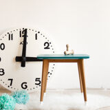Coffee table oak compass legs revisited