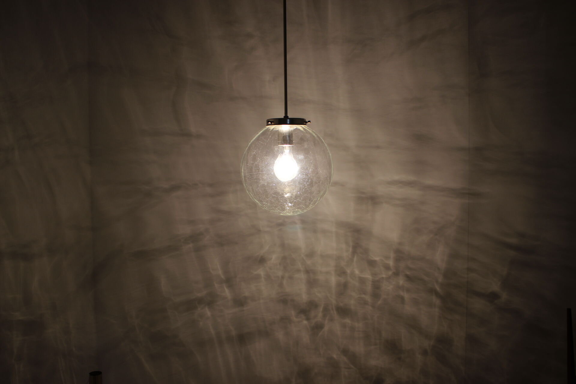 Kamenický Šenov hanging lamp 1960