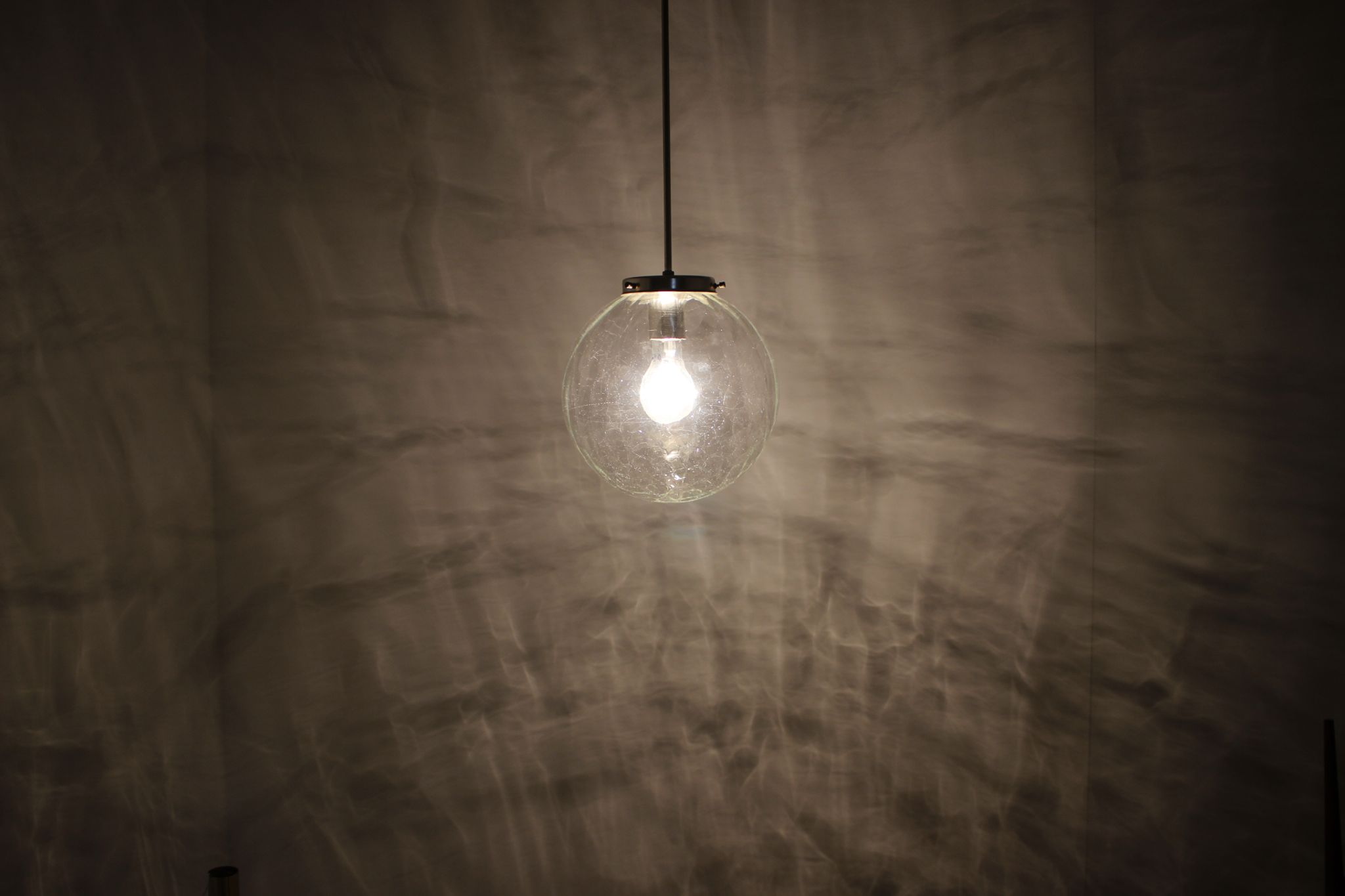 Kamenický Šenov hanging lamp 1960