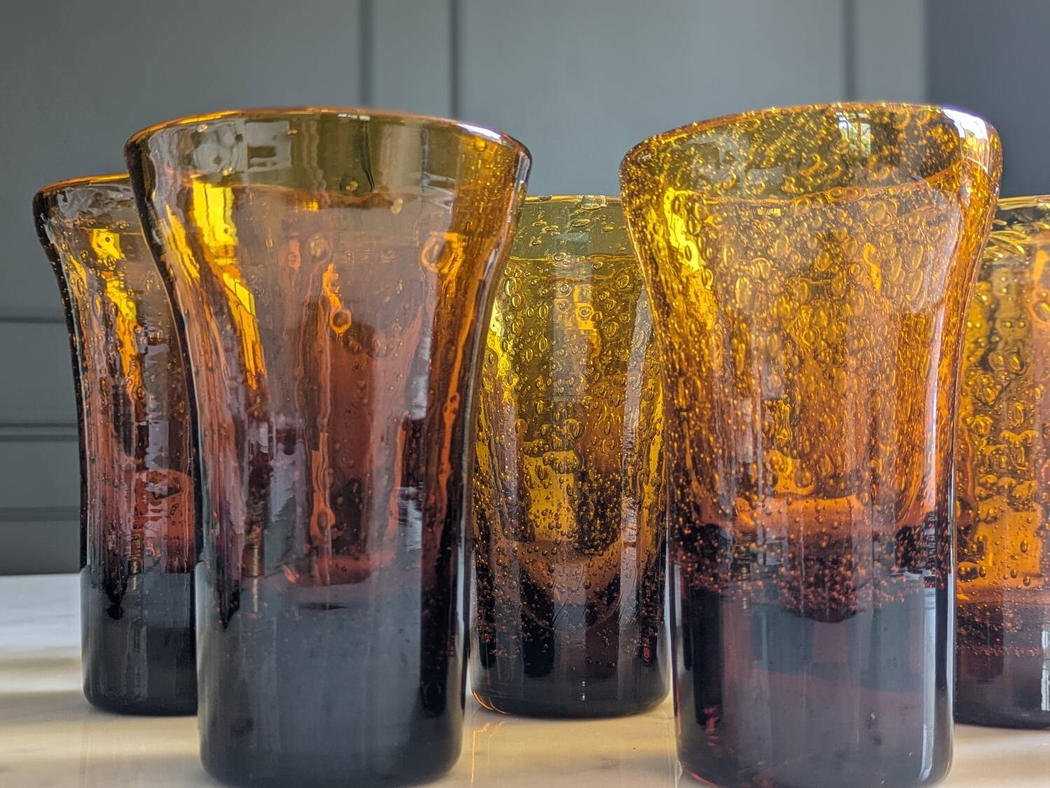 Vintage Biot Glasses Set