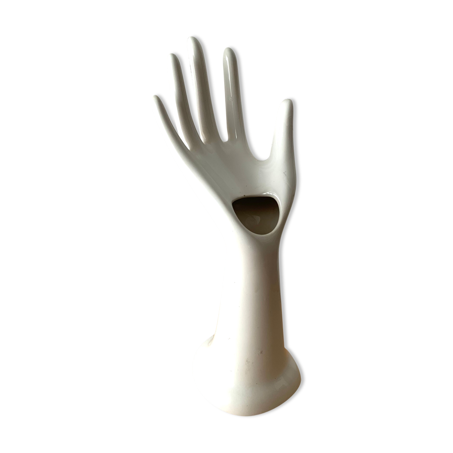 White ceramic hand