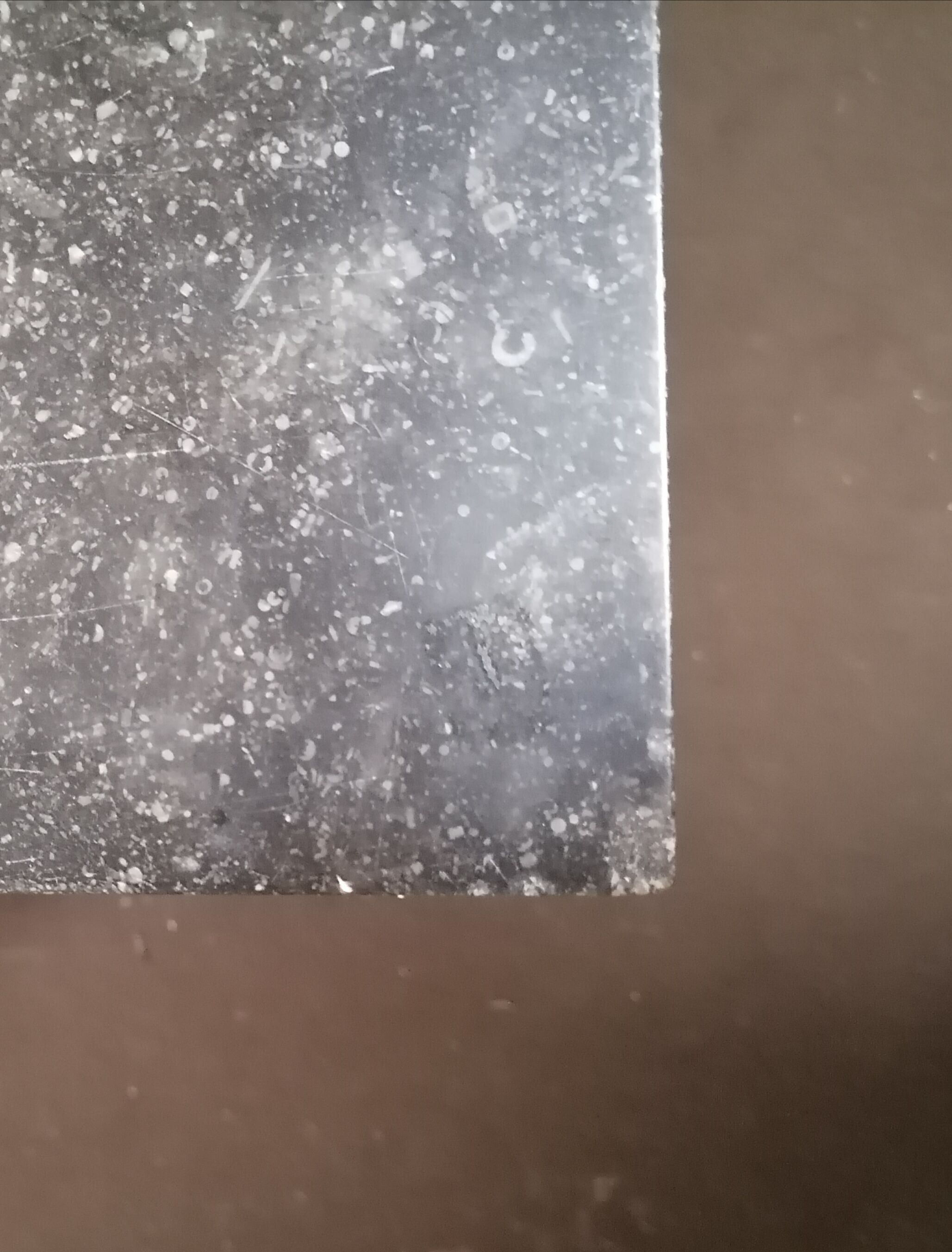 Straight chest of drawers with marble