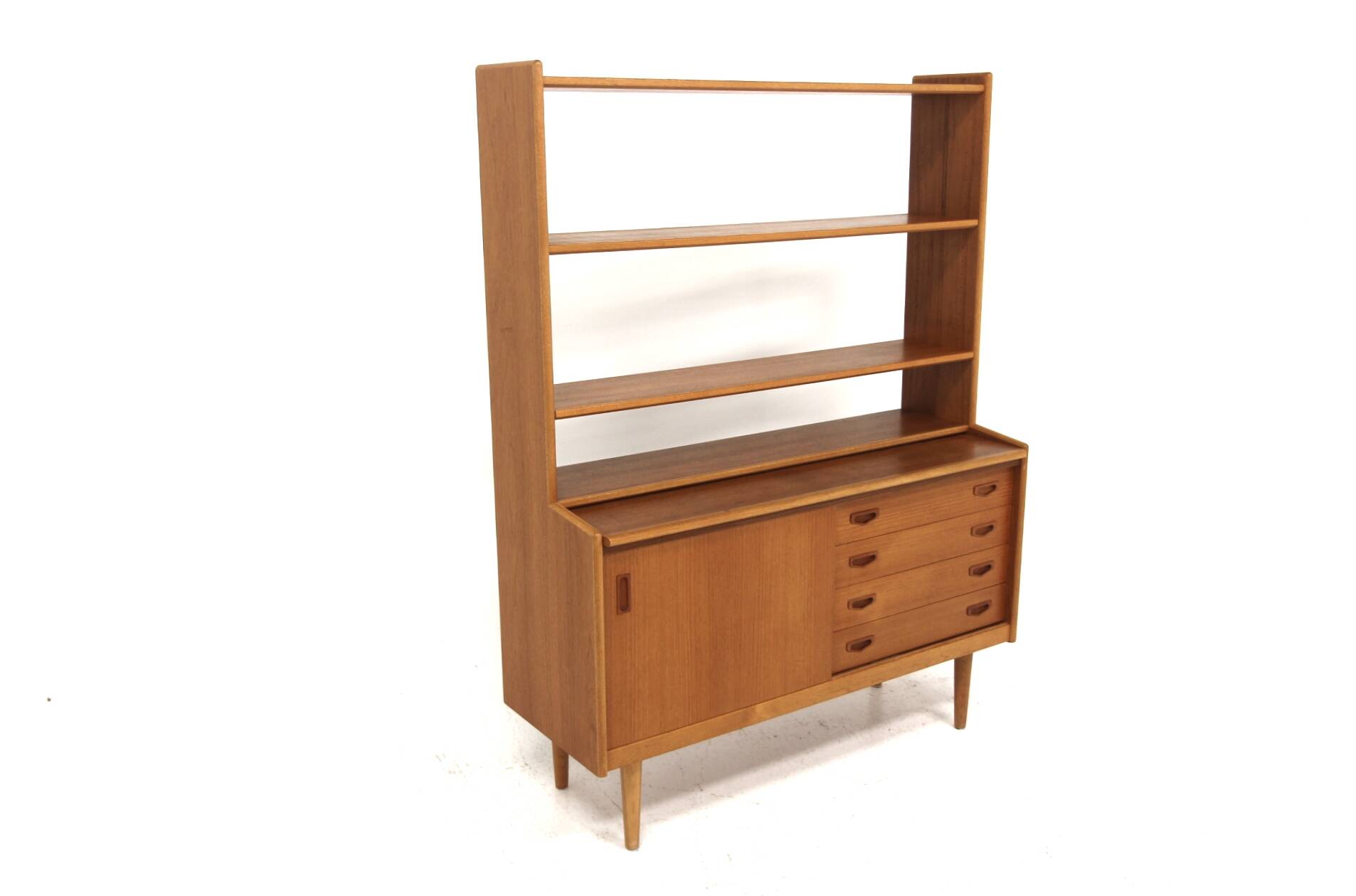 Scandinavian teak and oak secretary, Sweden, 1960
