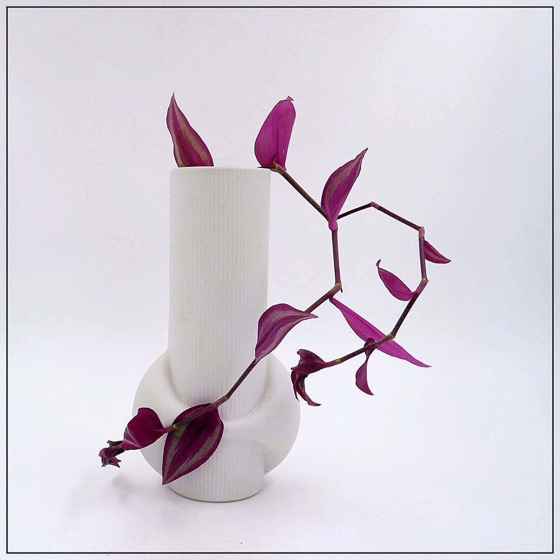 Vintage Op Art relief vase by Eschenbach, 1960s