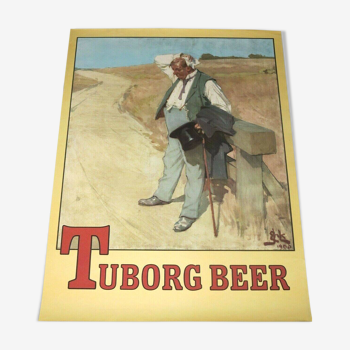 Affiche décorative bière Tuborg 84x61 cm