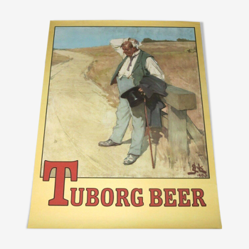 Tuborg beer decorative poster 84x61 cm