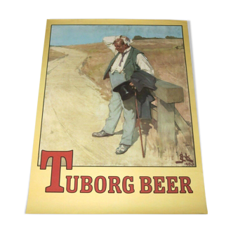 Tuborg beer decorative poster 84x61 cm