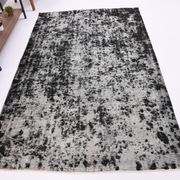 Distressed wool vintage tapis rugs 243x158cm