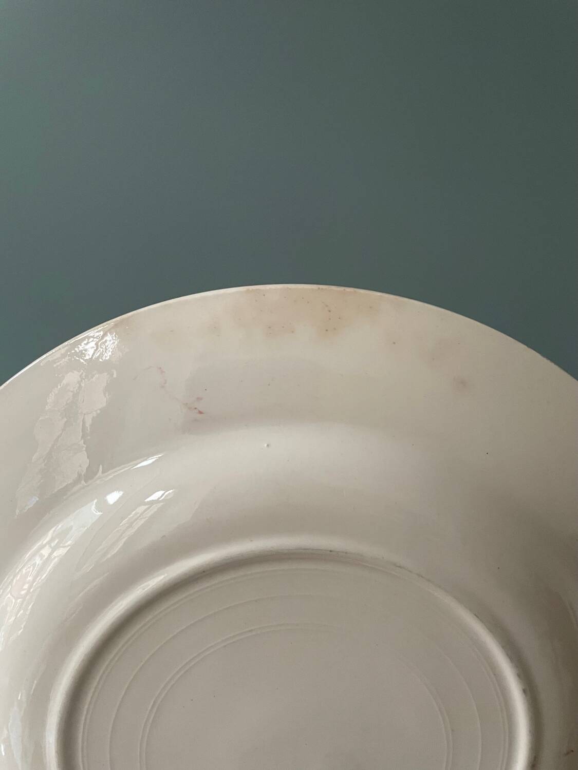 Série de 8 assiettes plates Digoin Sarreguemines « Duroc »