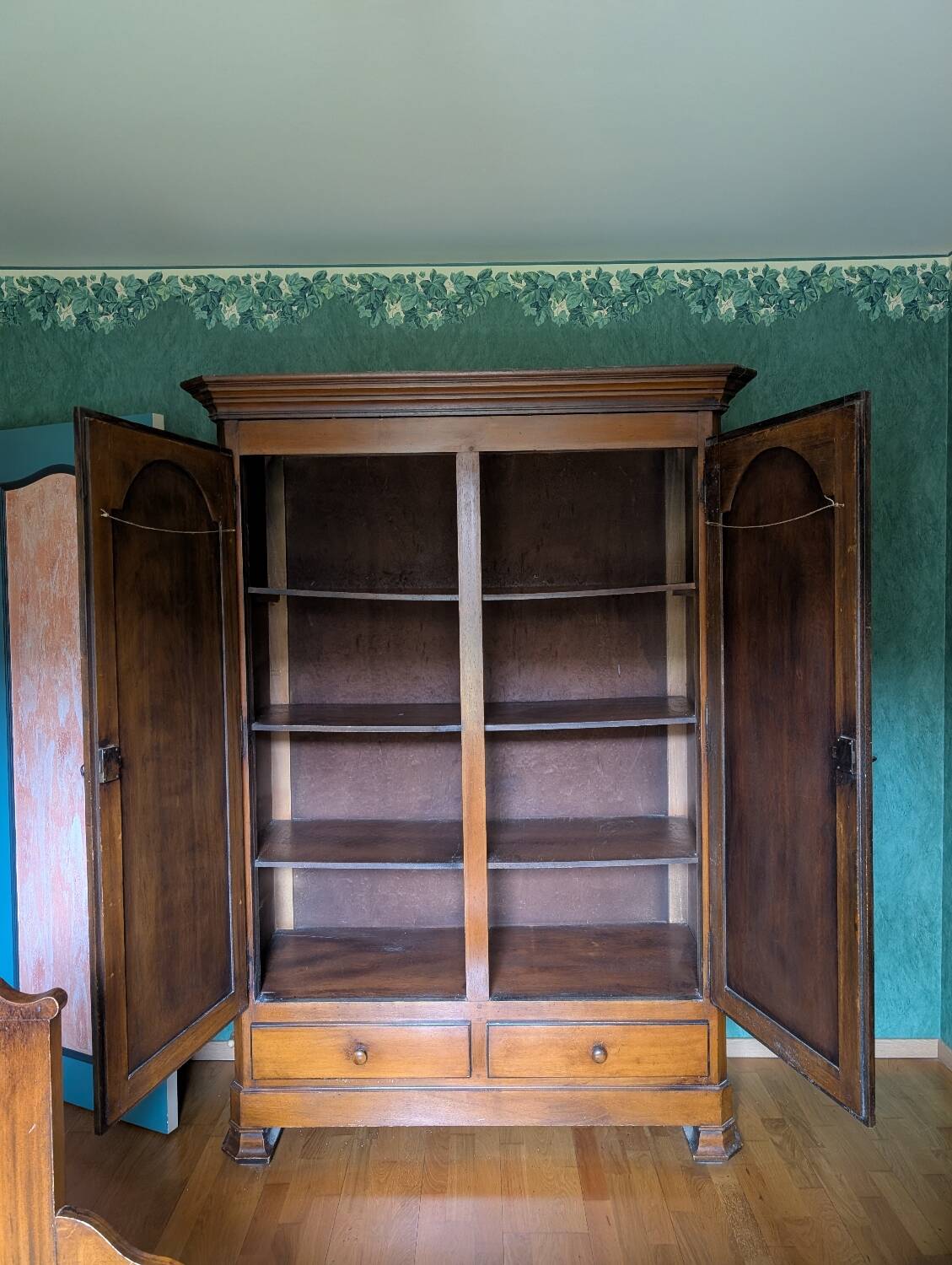 Wooden wardrobe