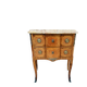 Commode sauteuse à ressaut en Marqueterie de bois de style Transition 