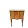 Commode sauteuse à ressaut en Marqueterie de bois de style Transition 
