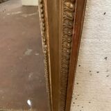 Louis XVI style mirror in wood and gilded stucco XIX century